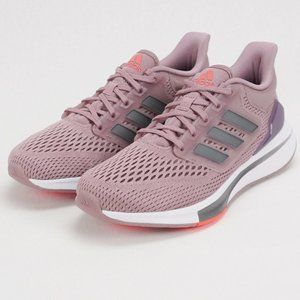 NWT: Adidas EQ21 Run Women Running Shoes Magic Mauve / Iron Metallic